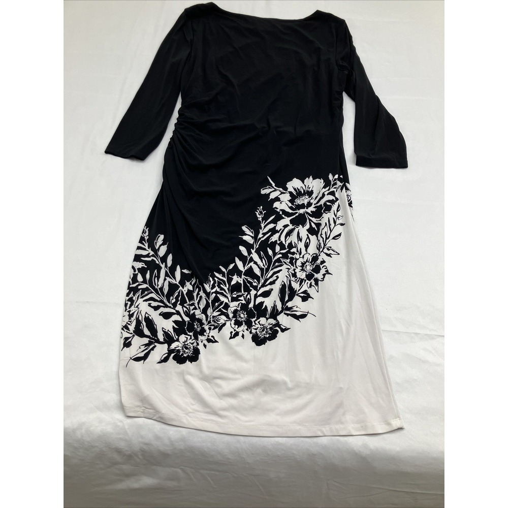 lauren ralph lauren dress size 16 Black & White Dress Sz 16 - Picture 2 of 6